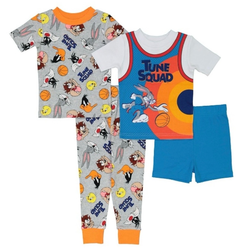 LOONEY TUNES SPACE JAM PJ SET - Picture 1 of 3